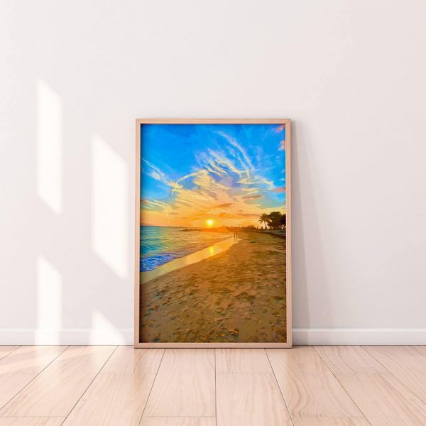 Sunset Printable Digital Wall Art Picture Four