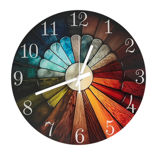 Color Palette Round Wall Clock second picture